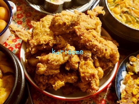 韓国風パリパリチキン♪♪